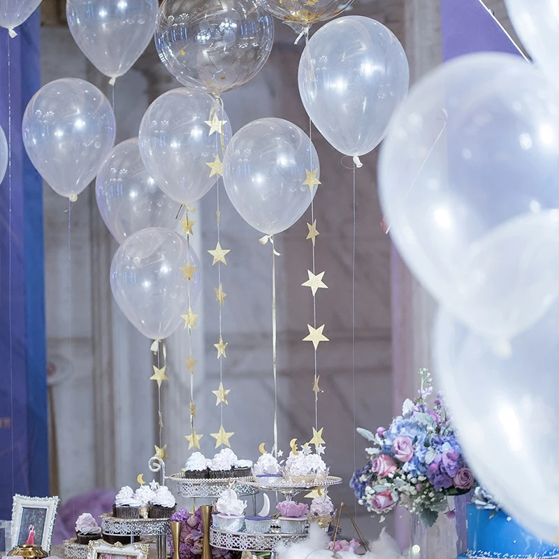 40 P/lots прозрачные воздушные шары золотые конфетти из фольги прозрачные воздушные шары счастливый день рождения, детский душ Свадебные украшения для вечеринок