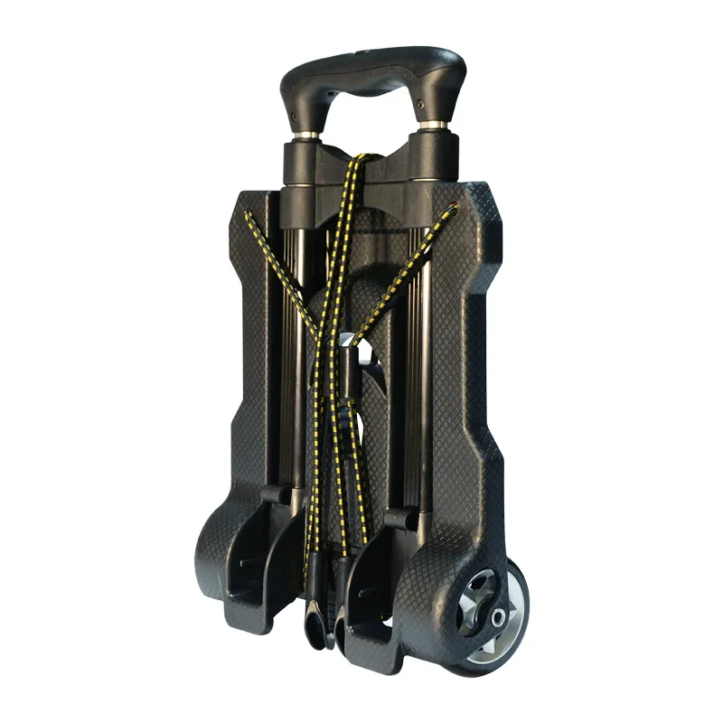 

Free shipping Daily use at home small portable car folding mini trolley car camera bag trolley car shopping cart luggage cart
