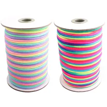 GEGEDA 100 метров нейлон Радужный Паракорд! Новинка 550 Паракорд парашютный шнур веревка 7 стренг скалолазание кемпинг
