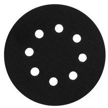 Disque de Protection de tampon d'interface, 5 pouces, 8 trous, accessoires d'outils électriques pour ponceuse, polissage et meulage, crochet et boucle, 2 pièces
