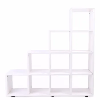 

10 Grids Storage Cube Display Shelf Modern Wooden Bookshelf Bookcase for Home Office Use