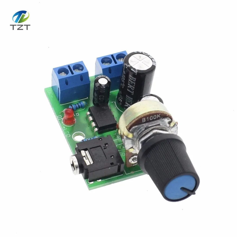 

1PC New Arrival LM386 Audio Power Amplifier Board DC 3V~12V 5v Mini AMP Module Adjustable volume