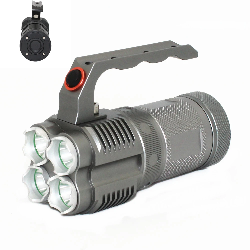 Uranusfire Outdoor Flashlight LED CREE XM L2 Flashlight 3800LM 4xL2 4 Modes Flashlight Torch