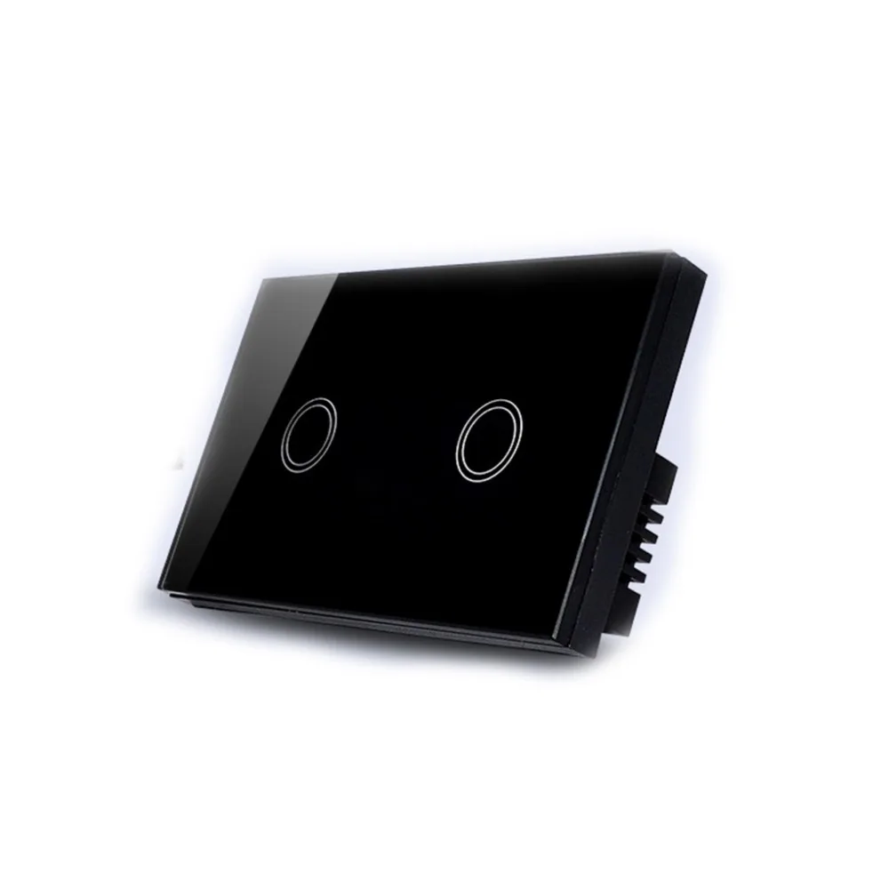 US Light Touch Switch Panel Wall On/Off Sensor 3 Gang One Way