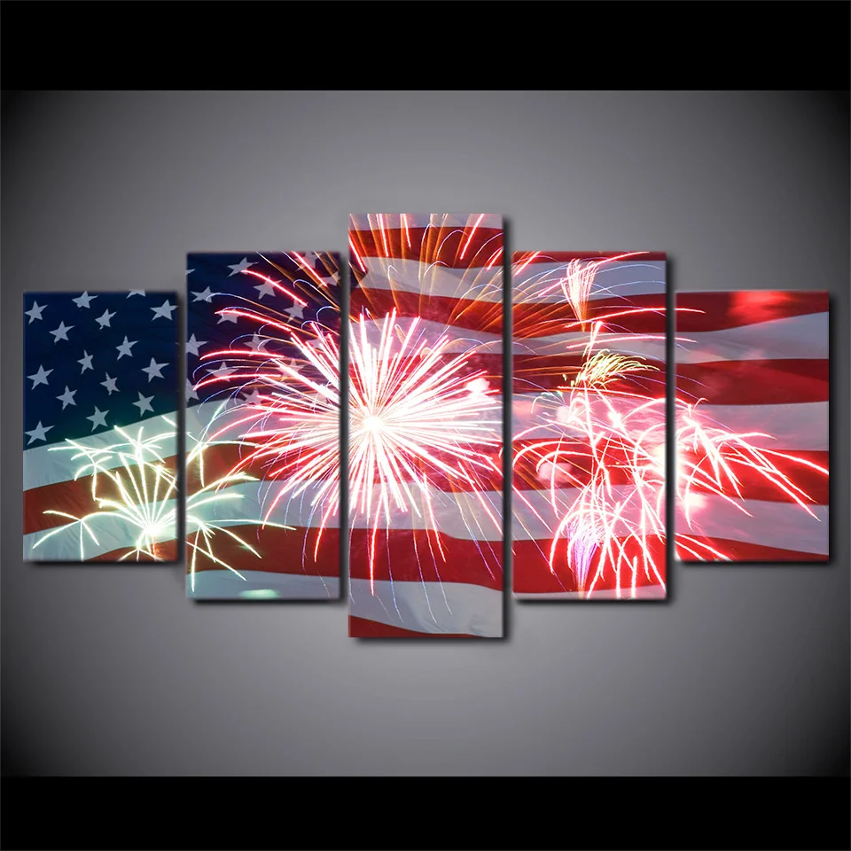 American Flag Fireworks