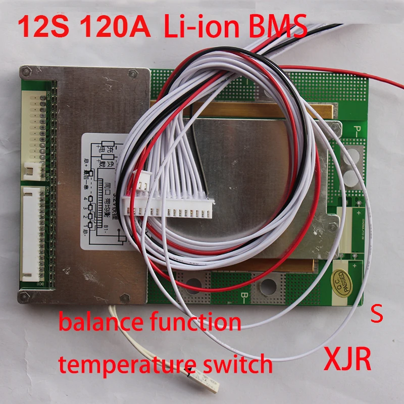 12С 120A версии S липолитиевый полимер BMS/PCM/PCB фрезерный станок для Батарея Защитная панель для 12 упаковок 18650 литий-ионный аккумулятор Батарея сотовый w/баланс