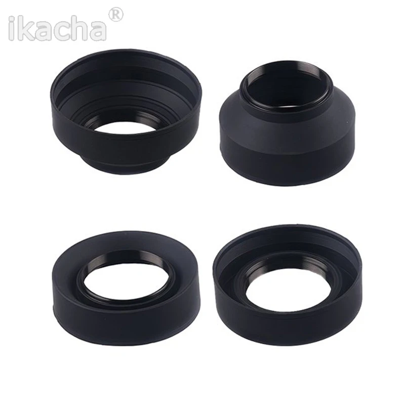 3 in1 Collapsible Rubber Foldable Lens Hood (7)