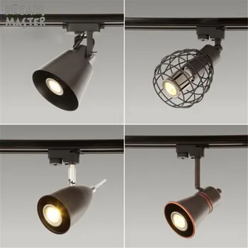 

black LED Track Light, COB 10W Ceiling Rail Lights, spotlight For Kitchen Fixed Clothing Shoes Shops Stores Track Lighting