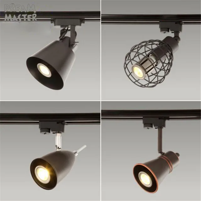 Black Rustic Led Track Light Cob 10w Ceiling Rail Lights Spotlight Black Rustic Led Track Light Cob 10w Ceiling Rail Lights Spotlight For Kitchen Fixed Clothing Shoes S Lighting