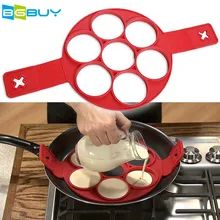 

Silicone Pancake Maker Nonstick Cooking Tool Round Heart Pancake Maker Egg Cooker Pan Flip Eggs Mold Kitchen Baking Accessories