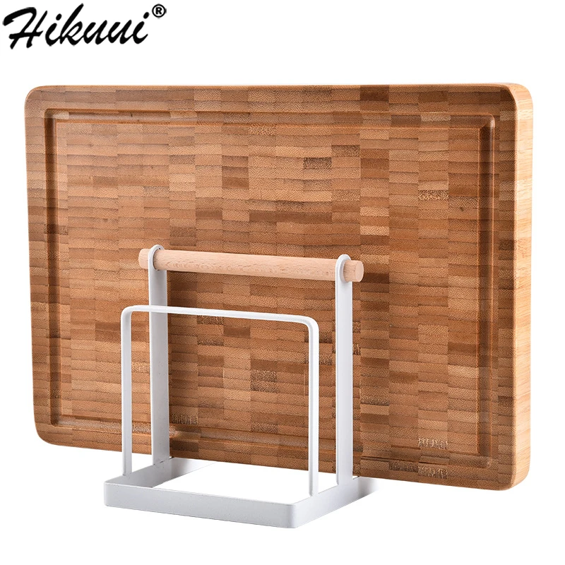 

Cutting Board Rack Iron Double Chopping Board Storage Rack Dish Holder Organizer Kitchen Tool Accessories