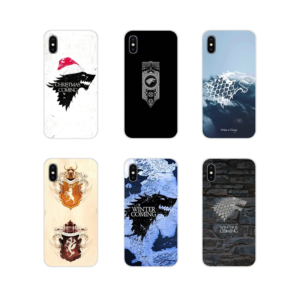 Mobile Phone Cases Game of thrones House Stark wallpaper For Xiaomi Mi6 A1 5X 6X Redmi Note 5 5A 4X 4A 4 3 Plus Pro pocophone F1 | Мобильные