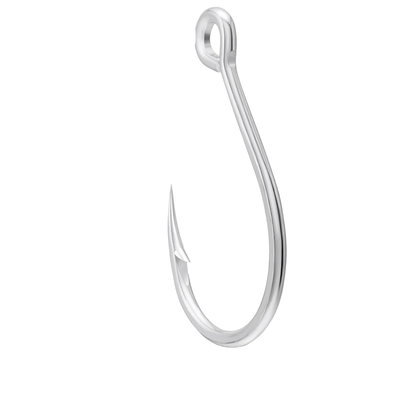 Аутентичный Mustad 10121 крючок из высокоуглеродистой стали, крючок с колючей спинкой, приманка, крючок для морской рыбалки, Черный рыболовный крючок, рыболовная приманка