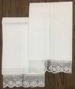 Набор из 12 модных носовых платков 14X22 "Hankies Hanky White хлопковый носовой платок полотенце s вязание крючком кружевная окантовка полотенце для