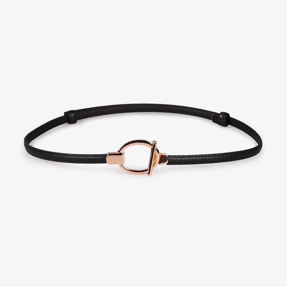 

2018 Hot Fashion Women Lady Buckle Waist Belt Adjustable Sweet many colors Thin high quality Belts for women female