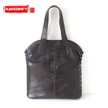 Роскошные модные женские сумки из натуральной кожи, сумки через плечо в европейском и американском стиле, Женская Ретро Большая вместительная сумка-мессенджер