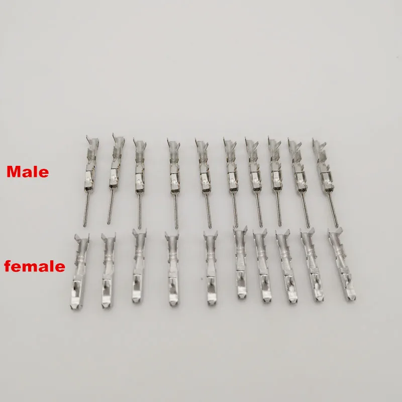 

50sets/lot Male and Female Wire Terminal Crimp Terminal (Pins) For BMW Mini Connector Plug 968813-9C 0-1452576-8