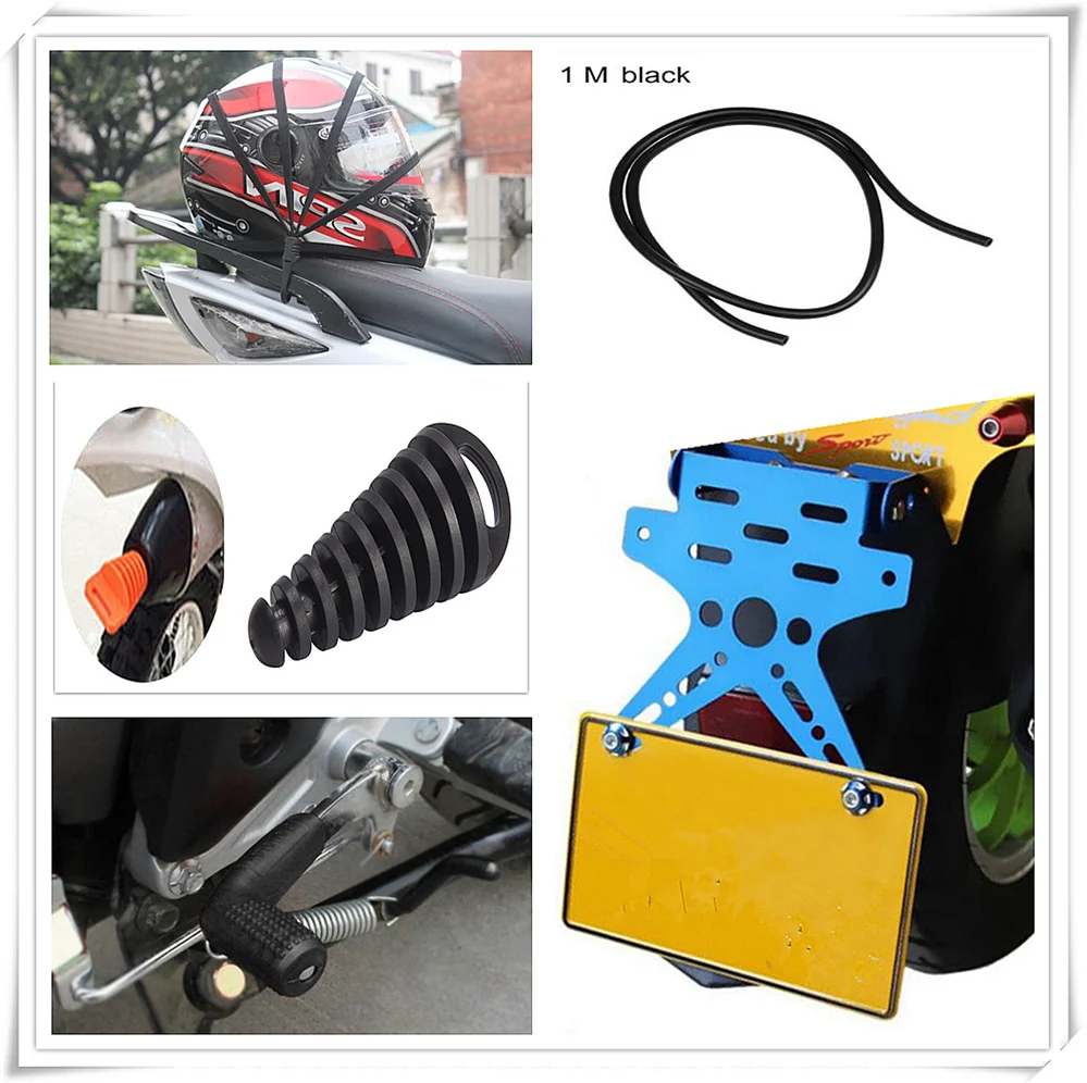 Motorcycle License Holder Shift Case Helmet Net exhaust Plug for SUZUKI GSF600 Bandit GS1000 GS500E GS550M GSX1100F Katana | Автомобили и