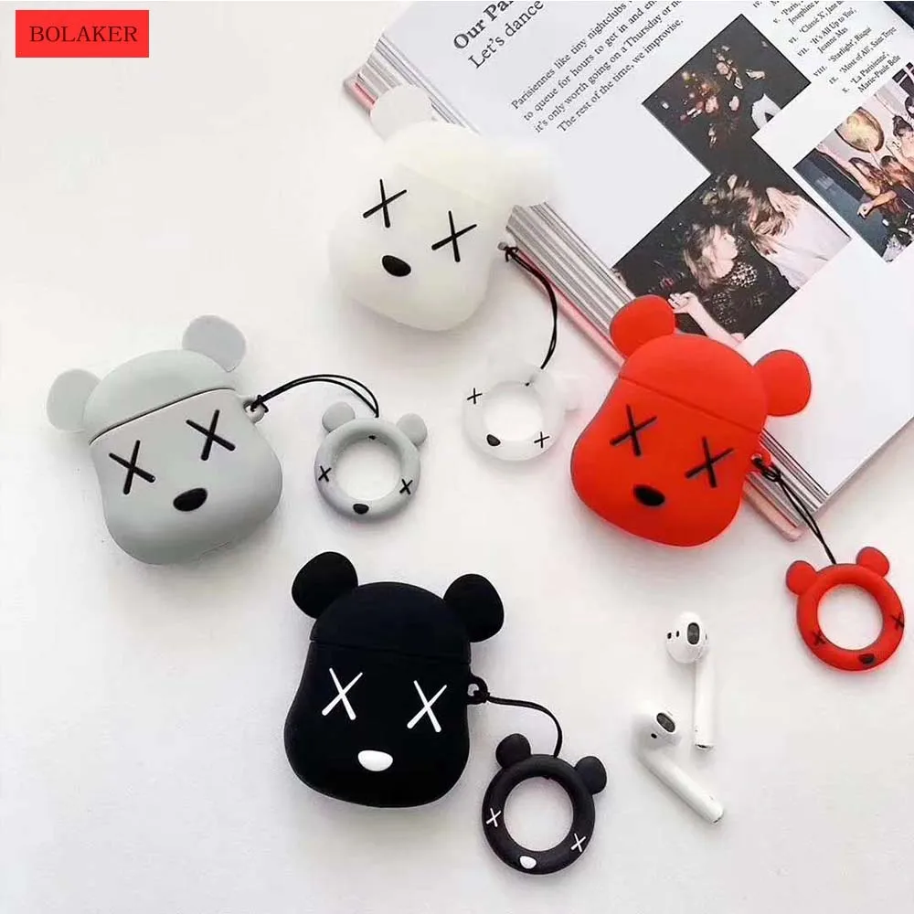 

Fashion luxury case Bluetooth wireless silicone headset set for Apple AirPods cute sexy headset set