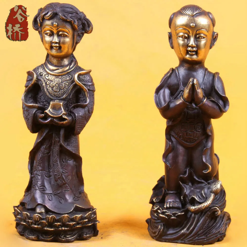 

Bronze sculpture, copper buddha crafts doll bronze sculpture, decoration