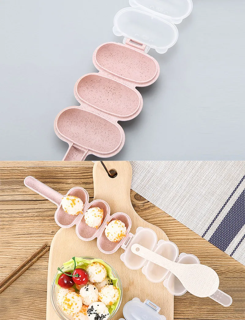 Sushi-Maker-Kitchen-Gadgets-Mould-DIY-Rice-Ball-Mold-with-Spoon-Bento-Making-Mold-Seaweed-Cutter-Kitchen-Tools-Accessories-KC1712 (12)