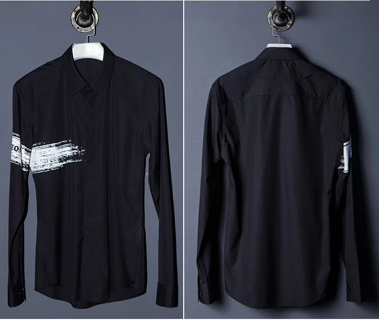 Новое поступление, модная мужская рубашка с длинными рукавами и кисточками, тонкая Осенняя рубашка высокого качества, Размеры M, L, XL, 2XL3XL4XL