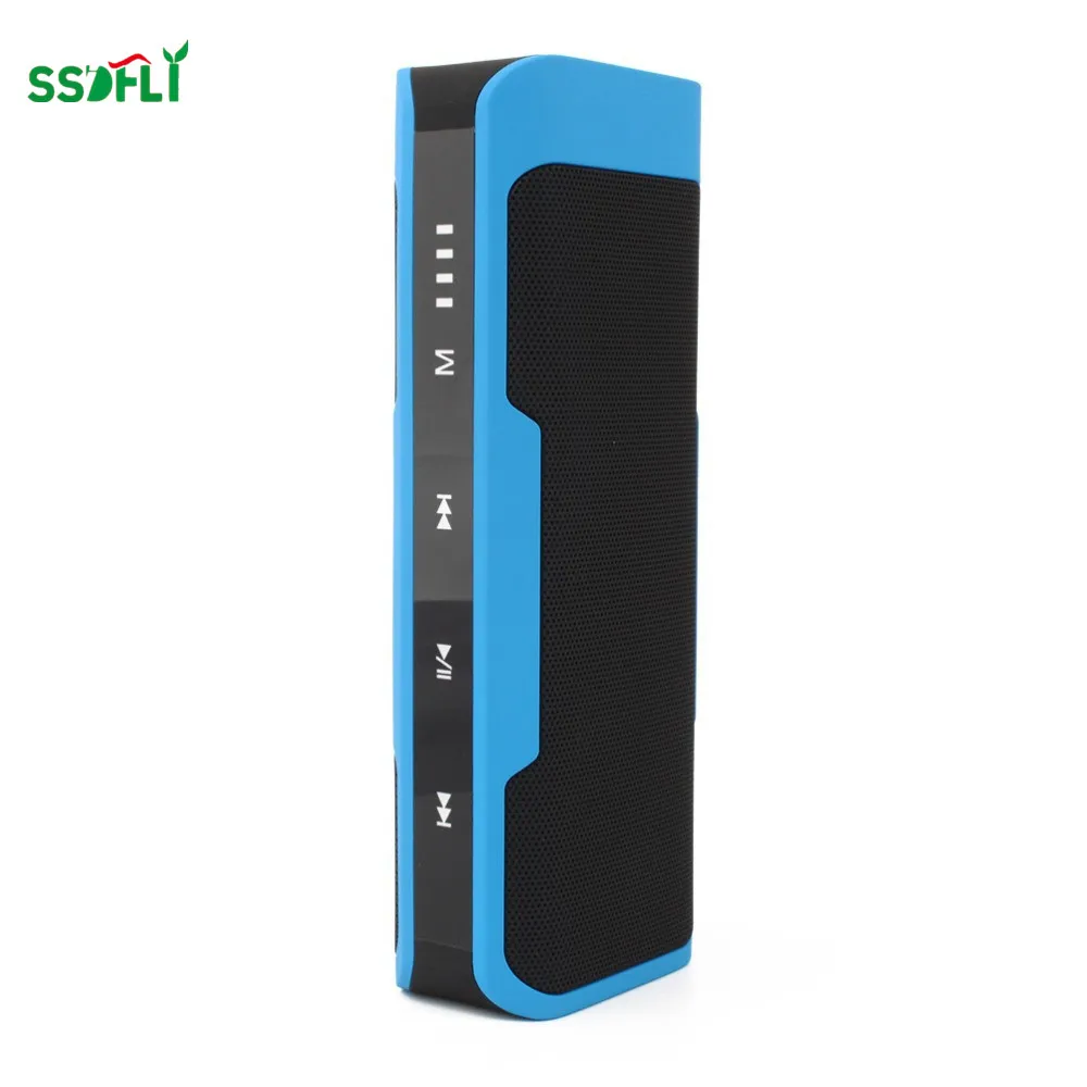 

ssdfly BT J6 Mini Bluetooth Stereo Portable Speaker Sound Box Mp3 Touch Speaker Speaker With FM Microphone Handsfree 4000 mAh