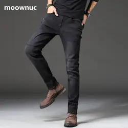 2019 Весна новое поступление мужская мода повседневное Slim Fit Карандаш Брюки для девочек упругие мужские джинсы черные классические