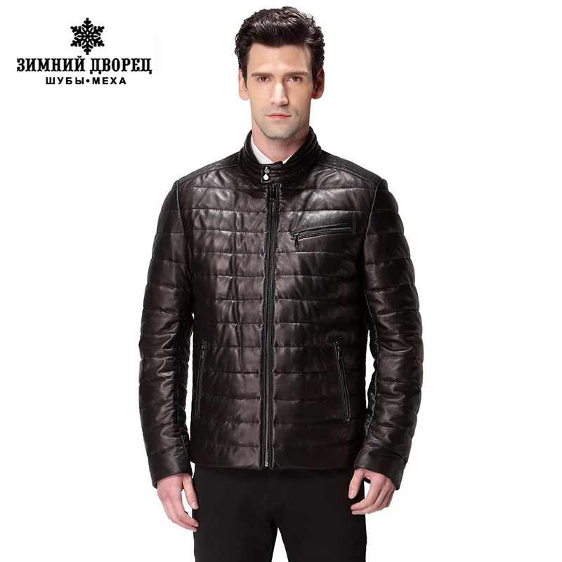 

New Hot leather jacket,Genuine Leather,Sheepskin,Mandarin Collar,Thin,motorcycle man coat,Leather jacket men,biker jacket