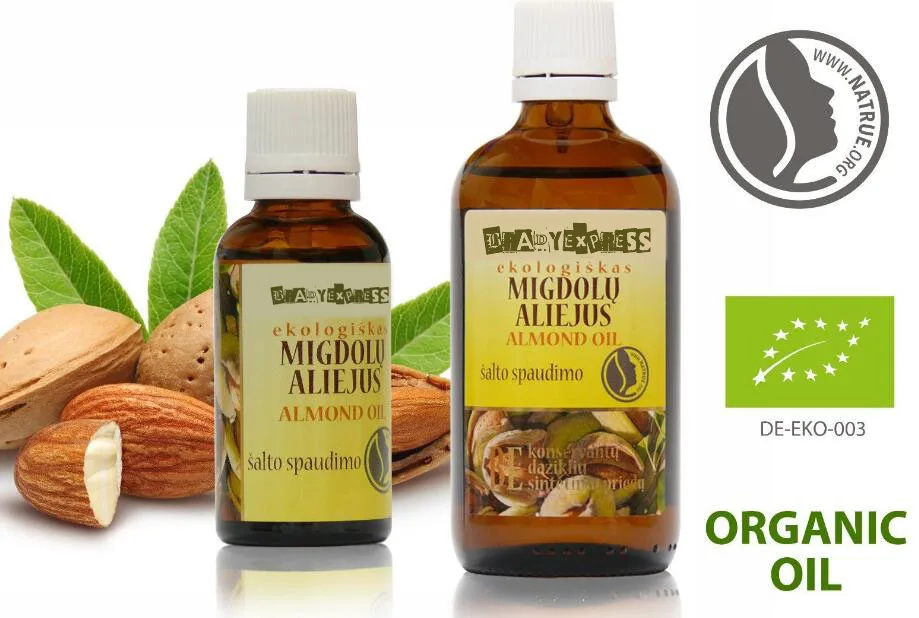 

Free Shipping Organic Sweet Almond Oil | 100% pure, cold pressed, undiluted 30ml