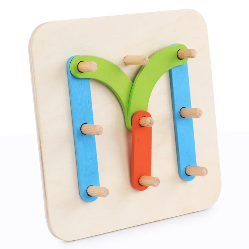 Новые деревянные детские игрушки Монтессори детские развивающие блоки детские игрушки