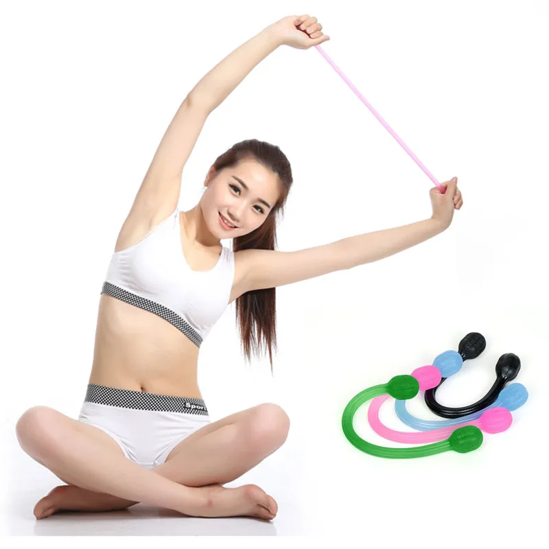 

Silicone Resistance Bands Yoga Wall Pulley Chest Expander Squeezer Band and Cord
