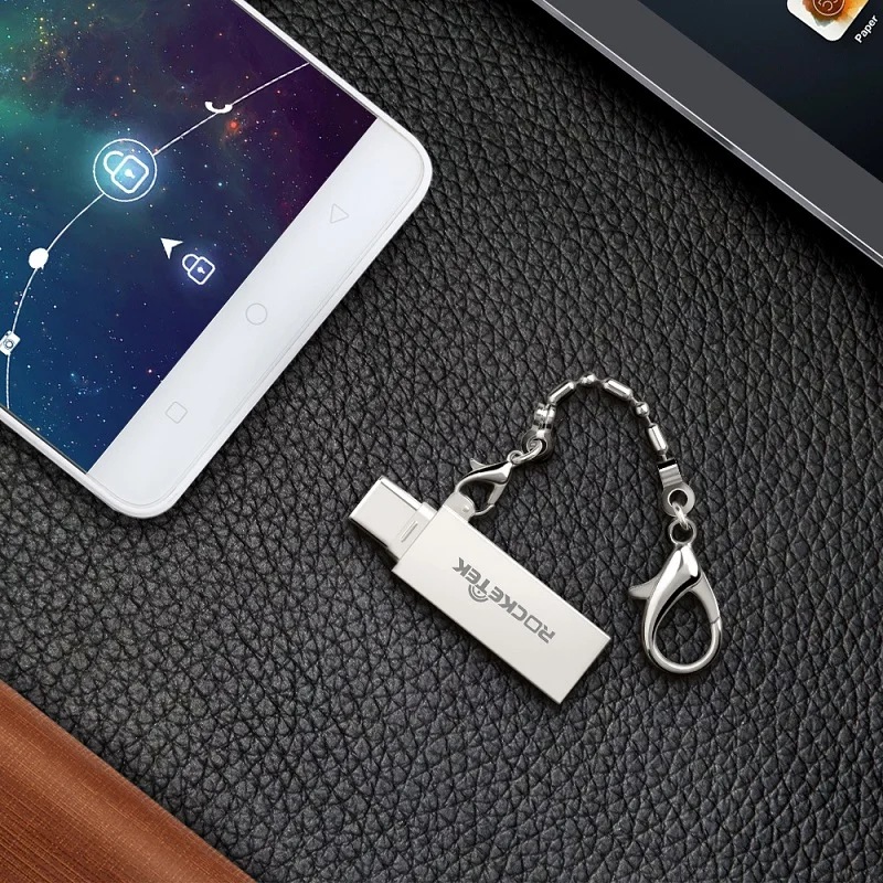 Rocketek type-c usb 2,0 otg телефон Тип c считыватель карт памяти Алюминиевый адаптер для micro SD/TF ПК компьютер ноутбук аксессуары