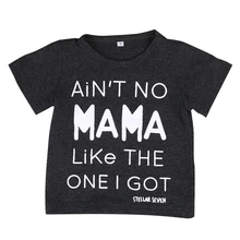 Mama Kids Baby Matching Tops Boys Girls Cotton Clothes Women Family T Shirts Blouses Famly Matching Outfits Clothing