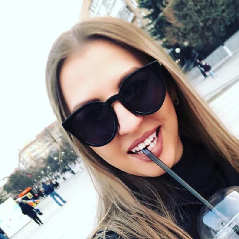 

MLLSE Brand Cat Eye Sunglasses for Women Shades Mirror Female Sun Glasses Retro Fashion Women Sunglasses
