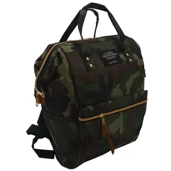 

Men Women Backpack Large Capacity Oxford cloth Schoolbag camouflage