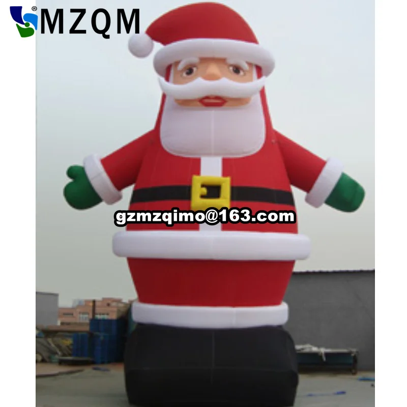 Us 10 0 Free Shipping 4m 6m 8m Giant Outdoor Christmas Inflatable Santa Claus For Advertising Large Outdoor Christmas Decorations In Inflatable