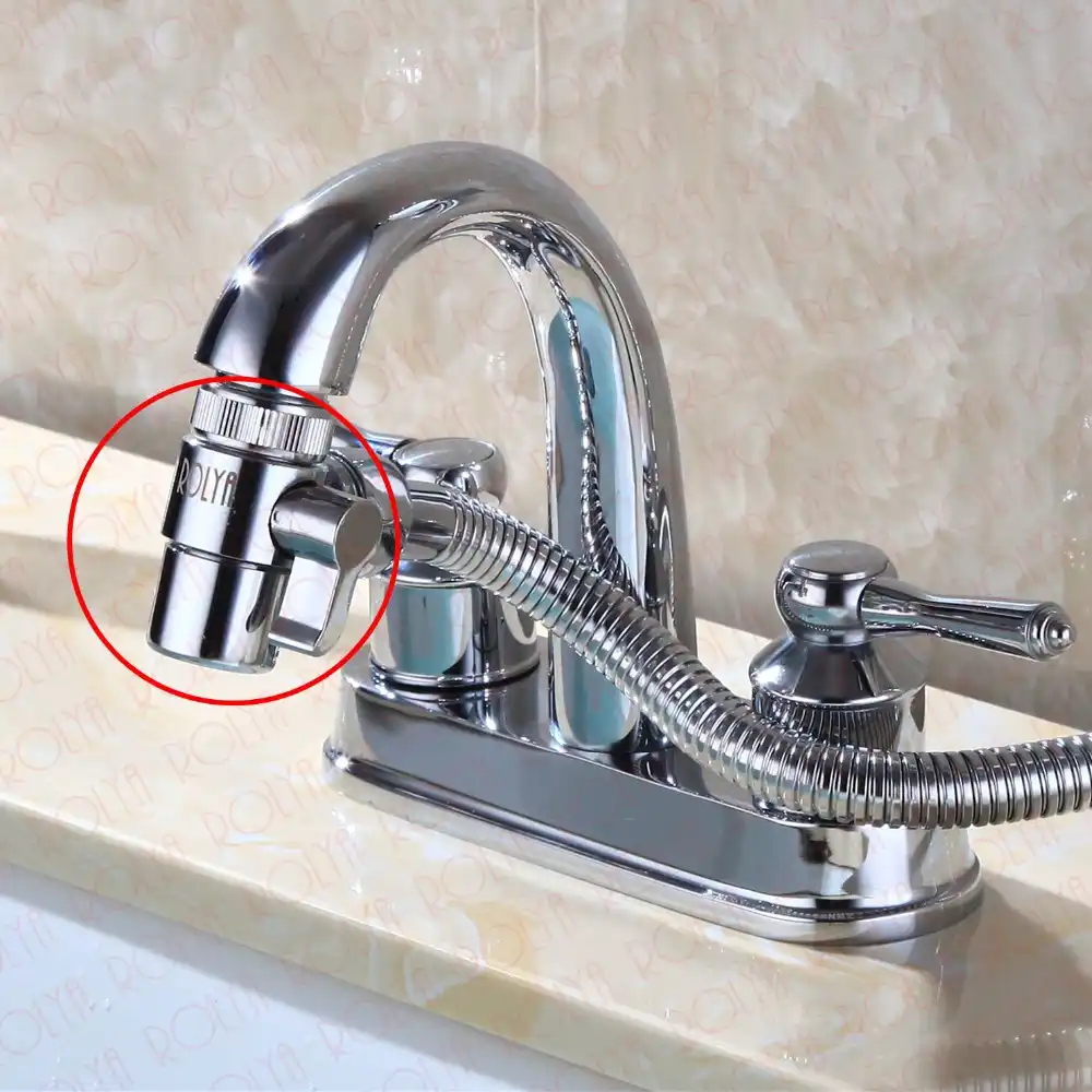 Brass Diverter Aerator For Kitchen Sink Mixer Tap Bathroom Shower