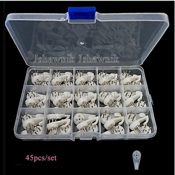 

45pcs/set middle type plastic no trace nail hook invisible hang painting nail photo picture frame clock hanger