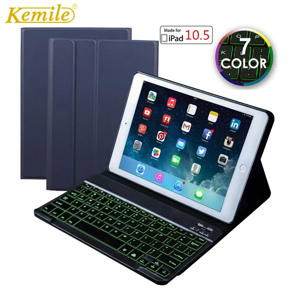 Back lit Keyboard Case For iPad Air 3 2019 Pro 10.5 inch Ultra thin