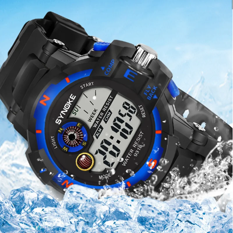 Wristwatches Outdoor Sports Camping Hiking Tools Kit Waterproof Mens