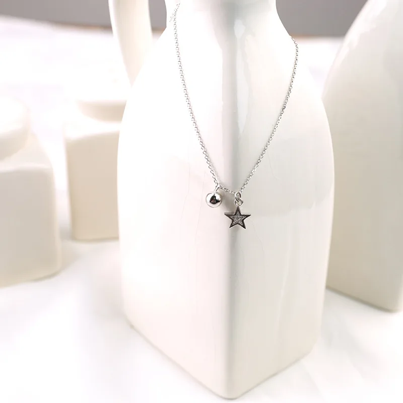 

Sweet Mini Star Bell 925 Sterling Silver Necklace