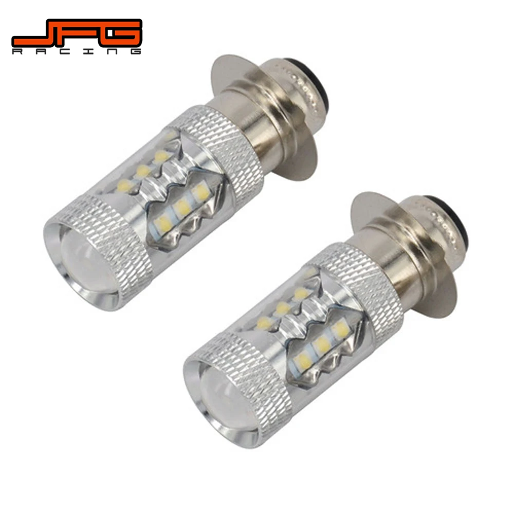 Мотоцикл 2 шт. 80 Вт Супер светодиодные фары лампы для YAMAHA ATV YFM350 400 450 660 700 Raptor Blaster 200