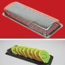 Выпечки Упаковка пластиковый лоток торт упаковочной коробки/украшения торта упаковка/кусочек торта держатель