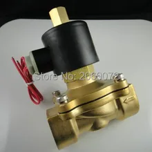 12 В DC Вода Воздух газ Топливо НЕТ Электрический электромагнитный Клапан 3/" BSPP потока диаметр 20 мм uw-20