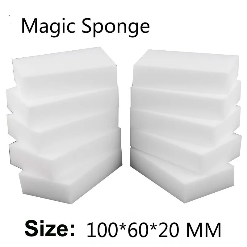 100 Premium Grade Magic Sponge Eraser BULK PACK Melamine Cleaning Foam Pack 