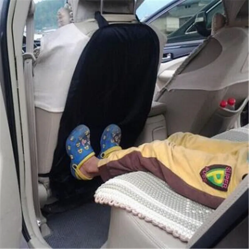 

1 X Car Protective Anti Kicking Padded Child Seats Back Scuff Dirt Protection Organiser For Children Seat Belts Cover