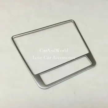 

For VW Volkswagen Tiguan 2010-2015 Interior Central Middle Control Frame Panel Cover Trims ABS Chrome Car-Styling Accessories