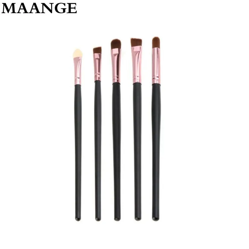 

5 Pcs Makeup Brushes Lip eyebrows eyelashes eyes Sets Kits cosmetics Tools Concealer Professional Powder Foundation Brush