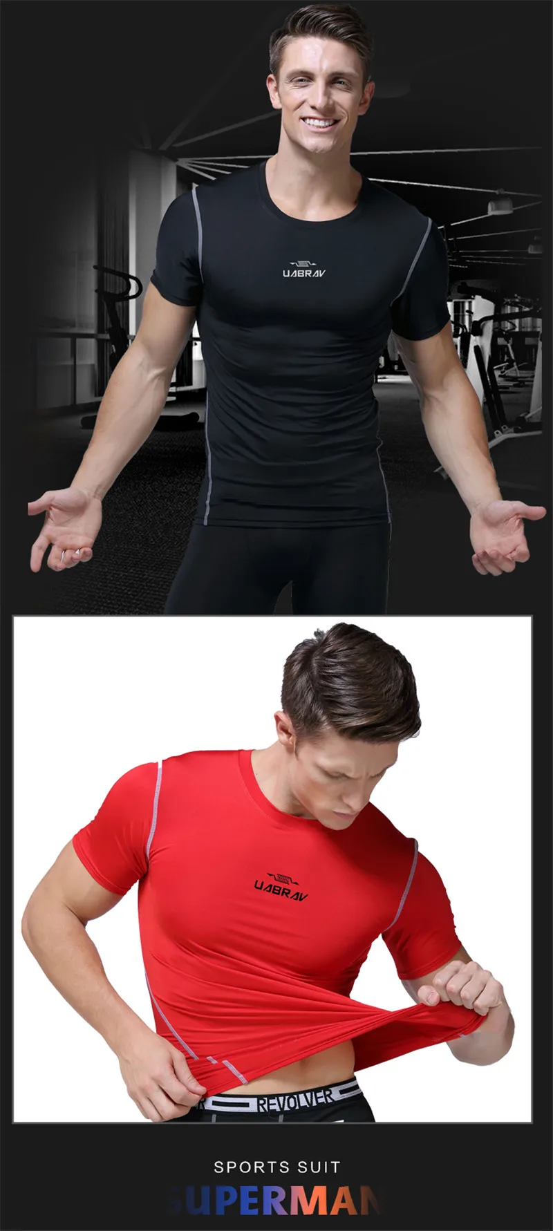 Compression фитнес мужские компрессионные рубашки быстросохнущие спортивные лосины Фитнес Бодибилдинг беговые футболки мужские облегающие футболки спортивная одежда